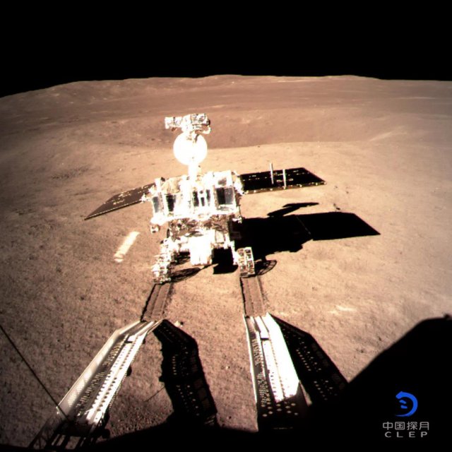 Łazik misji Chang'e 4 na Księżycu