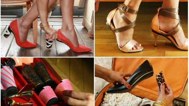 Shoes with removable heels - The heels 