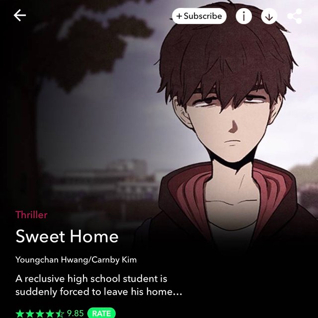 sweet home webtoon seo yi kyung