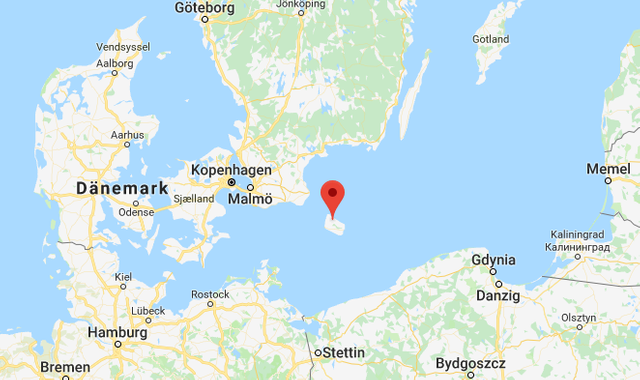 Karte Bornholm