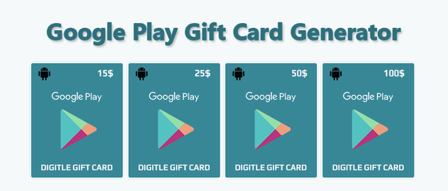 Google Play Gift Card Generator