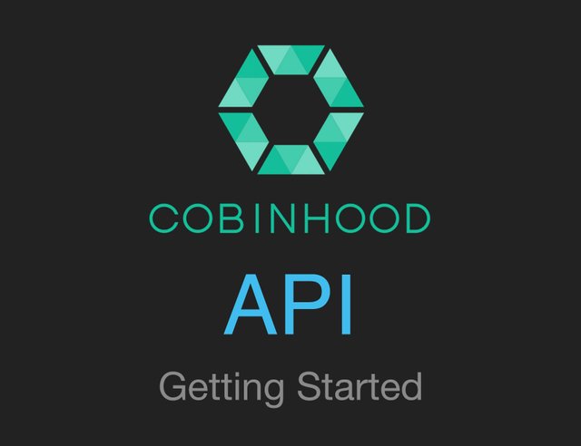 Cobinhood API getting started