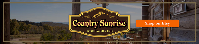 Visit County Sunrise Woodworking™ on Etsy