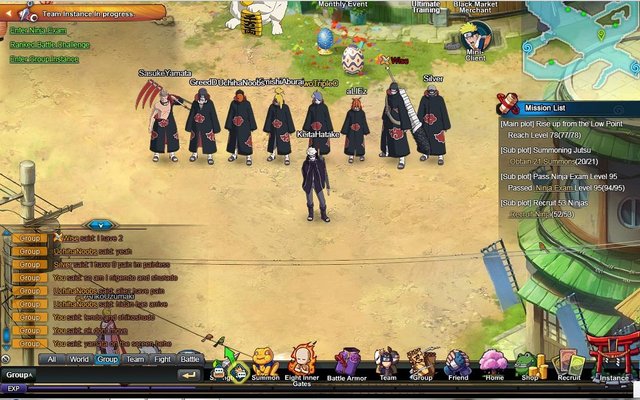 Online naruto game