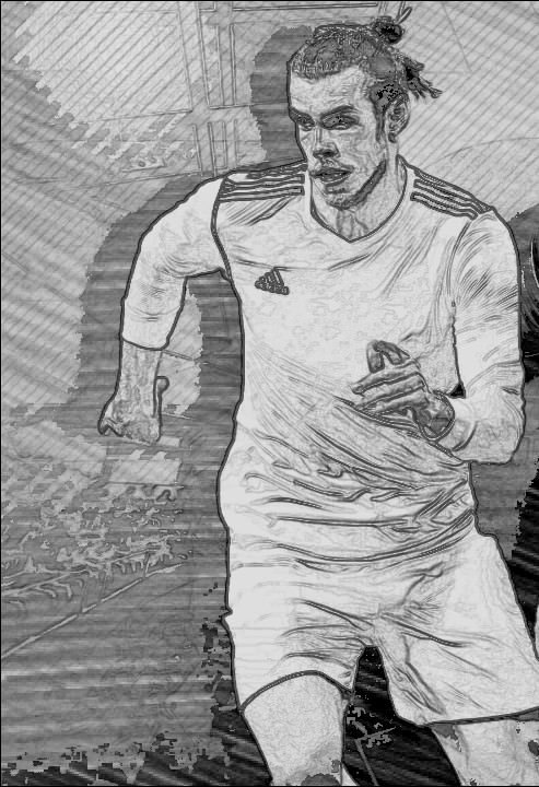 Bring it Home Gareth Bale OC  Digital Sketch  rcoys