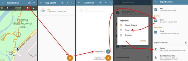 Exporting Avenza map layers