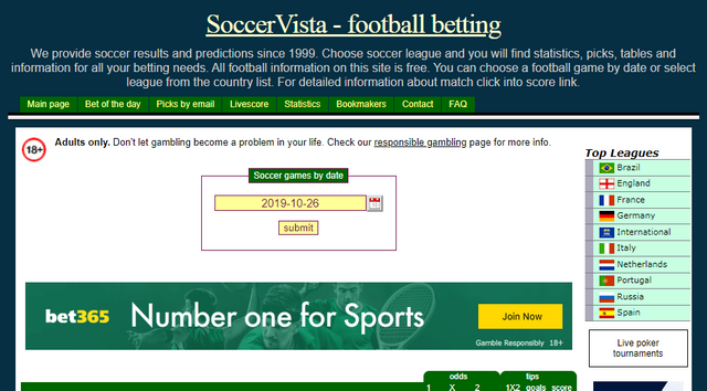 soccervista epl championship