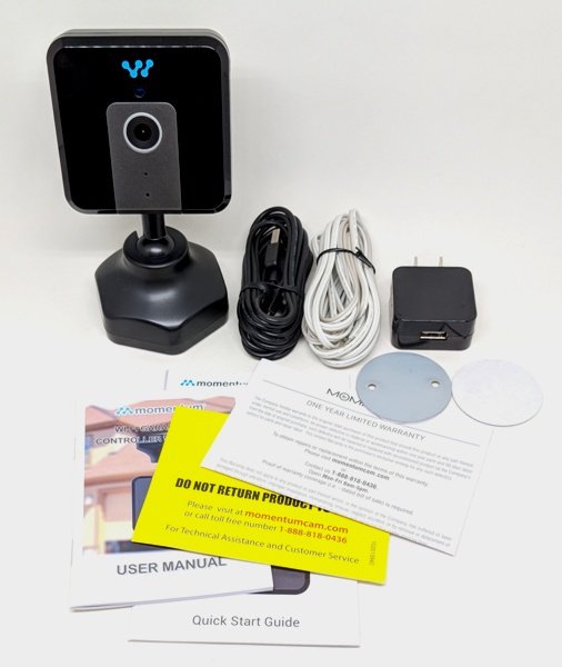 Momentum Niro Wifi Garage Door Controller With Built In Camera