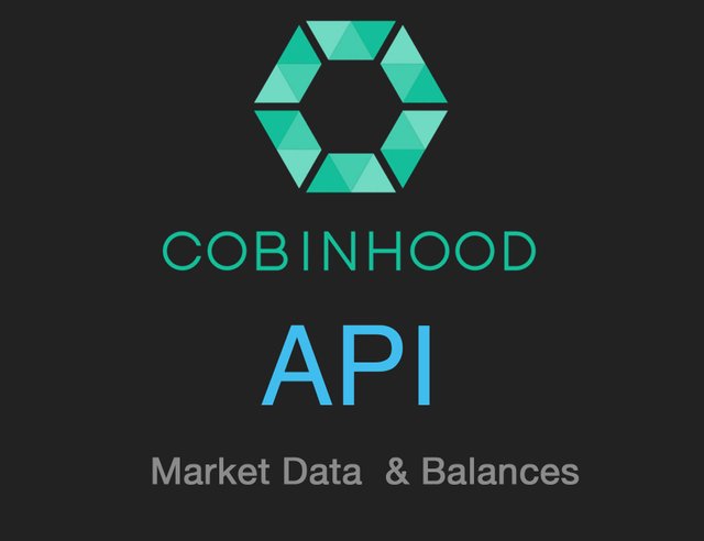 Cobinhood API Getting Market & Balances 