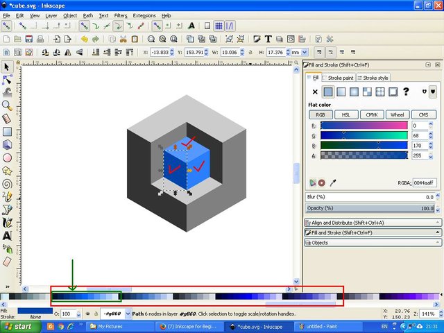 Download Tutorial Create A 3d Cube Logo Using Inkscape Software Steemit