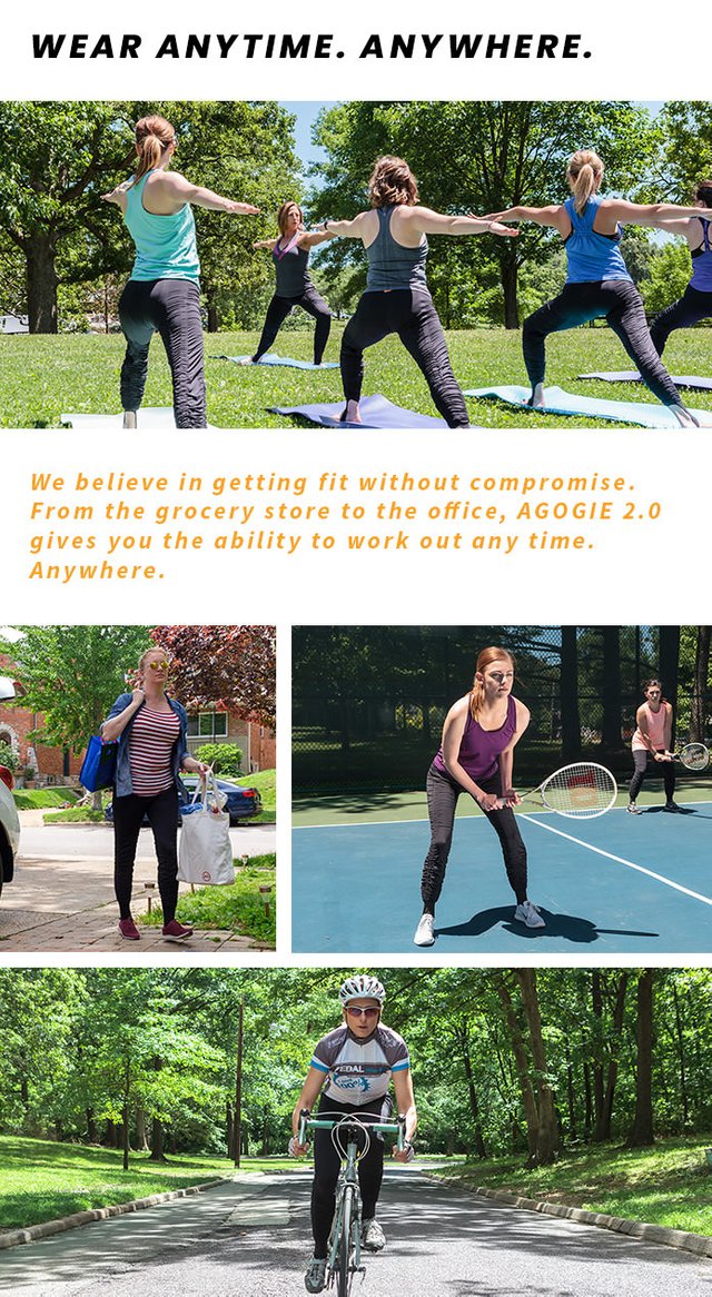 AGOGIE 2.0 - Resistance training pants - Get fit just by wearing