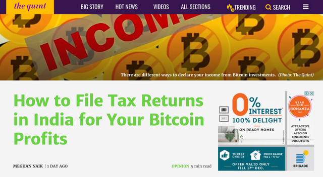 Steemit Mentioned In How To File Tax Returns In India For Your - 