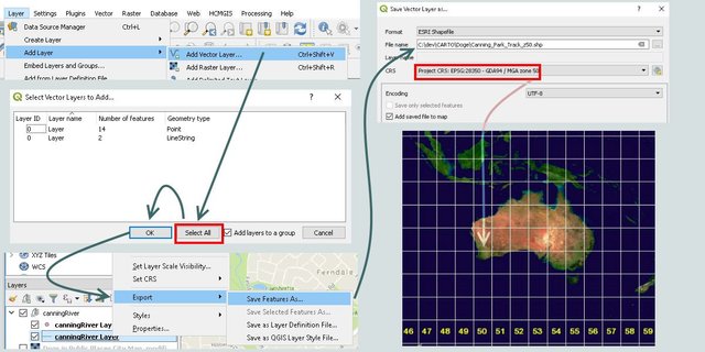 Converting KML file to shapefile in QGIS