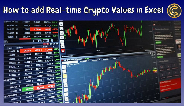 Real time crypto prices in excel