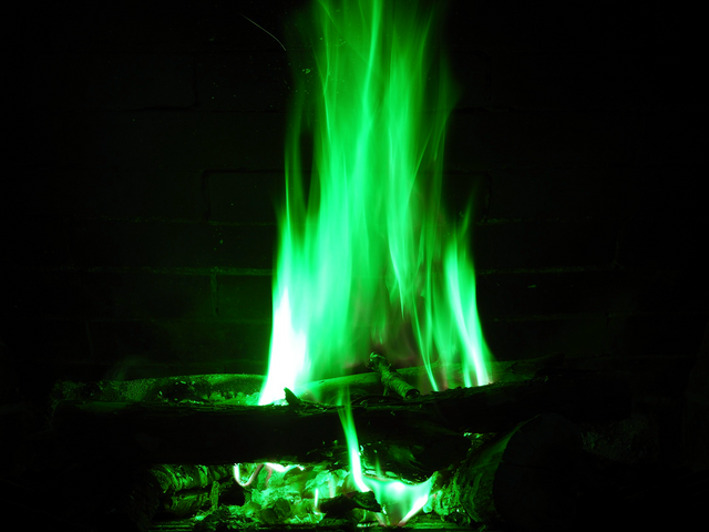 green fire