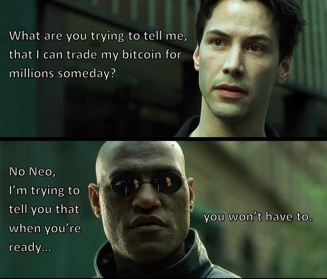 original Bitcoin Matrix meme