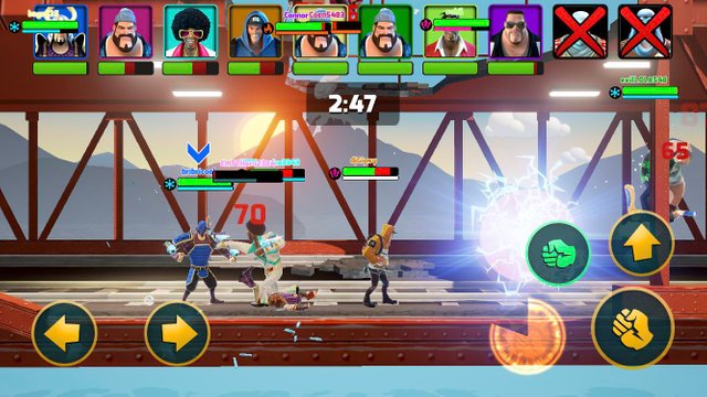 mayhem-combat-ios-review-screenshot-fighting-on-the-train-tracks.PNG