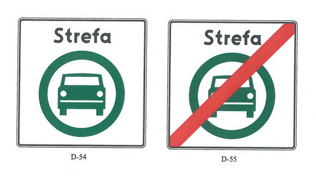 Nowe znaki drogowe dla "stref czystego transportu"