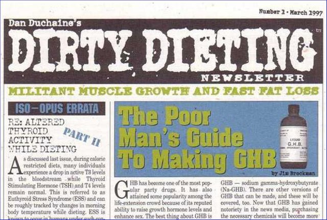 Ever Wonder where I learned to make GHB? Funny how 1997 was the first year I drove to Alpha Chem and bought all the fixins'