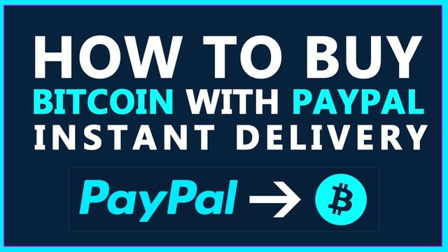 How to buy bitcoin using paypal account