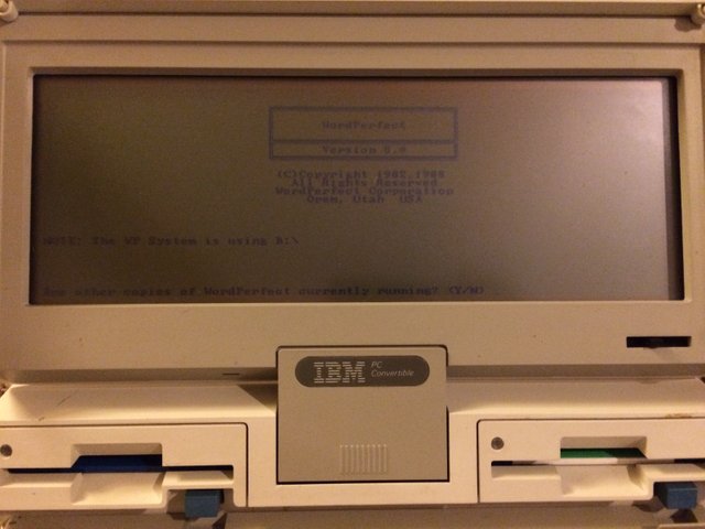 1986IBM PC Convertible model 5140