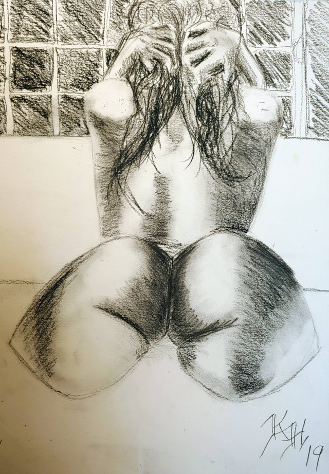 Quick Charcoal Sketch
