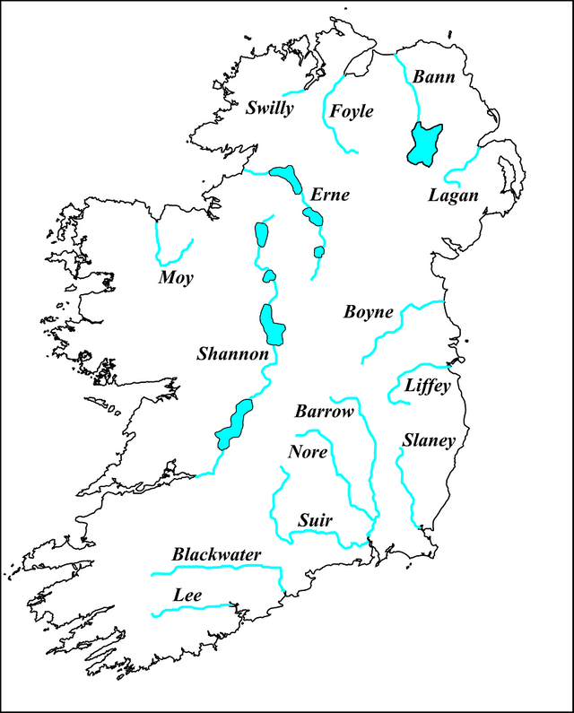 Rivers Of Ireland Map   Rgn0sPv 