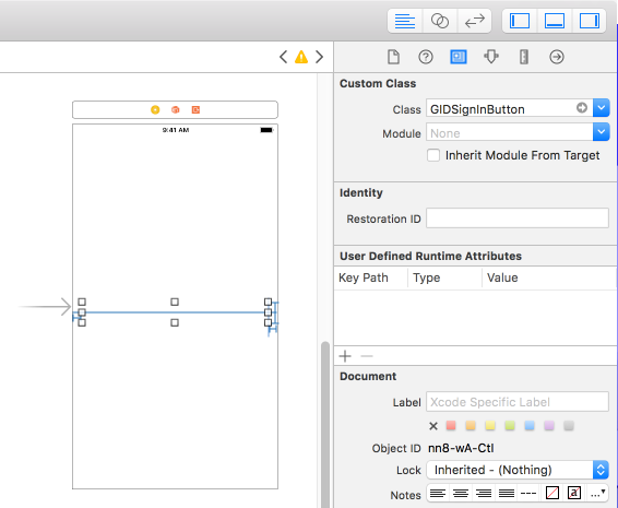 UIView in storyboard