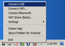 Connect USB