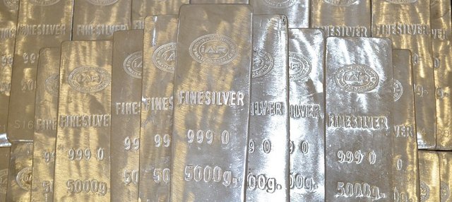 Image of silver bullion