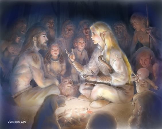 Finrod encontrándose con Barahir y los hombres por primera vez ... by annamare.deviantart.com on @DeviantArt