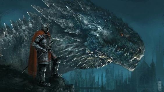 Aegon the Conqueror & Balerion by Xia Taptara.