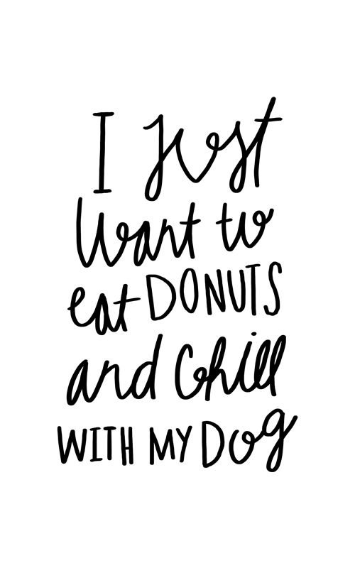 Donuts, dogs, and a free printable. :)