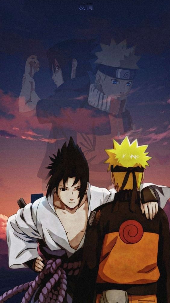 Naruto y Sasuke reencuentro en Naruto Shippuden