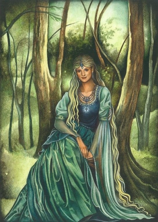 By Ebe Kastein VÃ¡na was the younger sister of Yavanna and wife of OromÃ«. "All flowers spring as she passes and open if she glances upon them; and all birds sing at her coming." She dwelt in gardens filled with golden flowers and often came to the forests of OromÃ«.