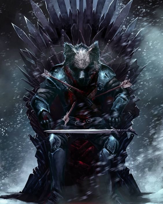King in the North - by @francell_g ° ° ° #robbstark #youngwolf #greywind #richardmadden #jonsnow #kitharrington #emiliaclarke #catelynstark…