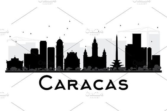 #Caracas #City #skyline #silhouette by Igor Sorokin on @creativemarket