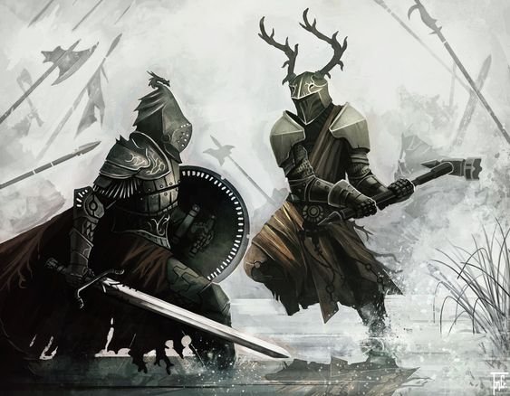 Robert Baratheon and Rhaegar Targaryen at the Battle of the Trident by nJoo. Description from pinterest.com. I searched for this on bing.com/images