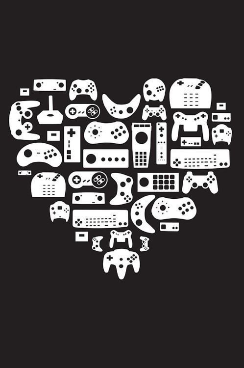 Imagen de game, heart, and geek