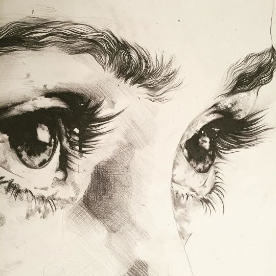 lonely pencil drawings