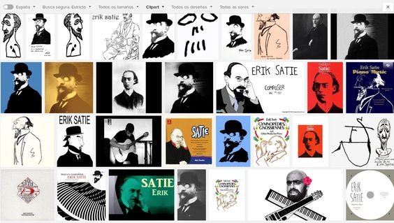 Erik Satie en imaxes