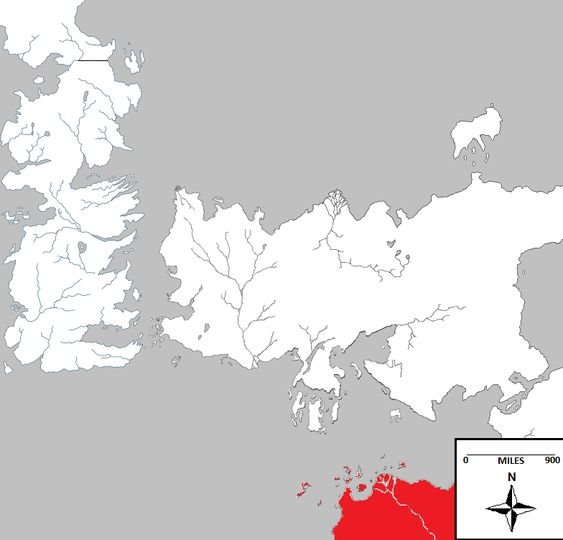 Sothoryos is the third continent in the Known World, after Westeros and Essos. It lies to the southeast of Westeros and due south of Slaver's Bay in Essos, across the Summer Sea. Sothoryos is located in the extreme south of the known world, and it is mostly unexplored. It is unknown if there are...