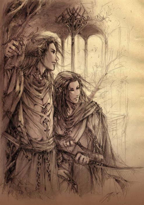 Elladan and Elrohir by brilcrist