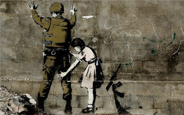 Image result for banksy soldier searched