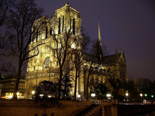 Notre-Dame Cathedral at Night