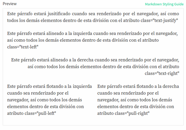 Distintos usos de <div>