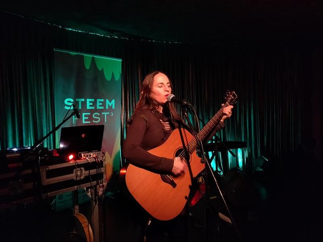 playing at Steemfest
