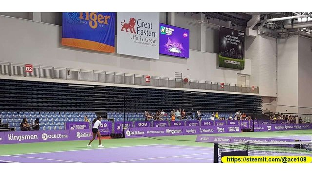 WTA Practice courts30