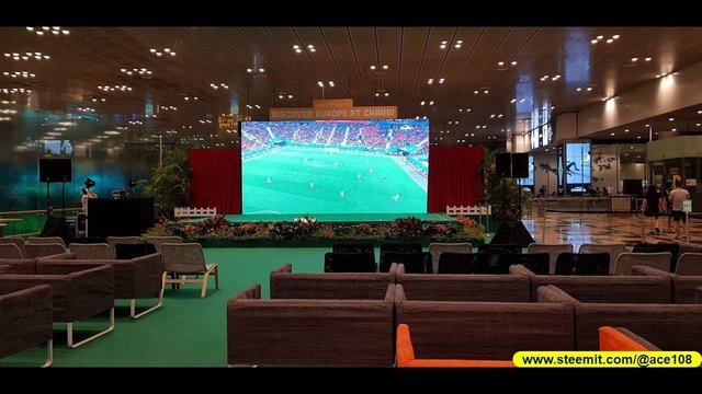 World Cup at Changi Airport Terminal 3