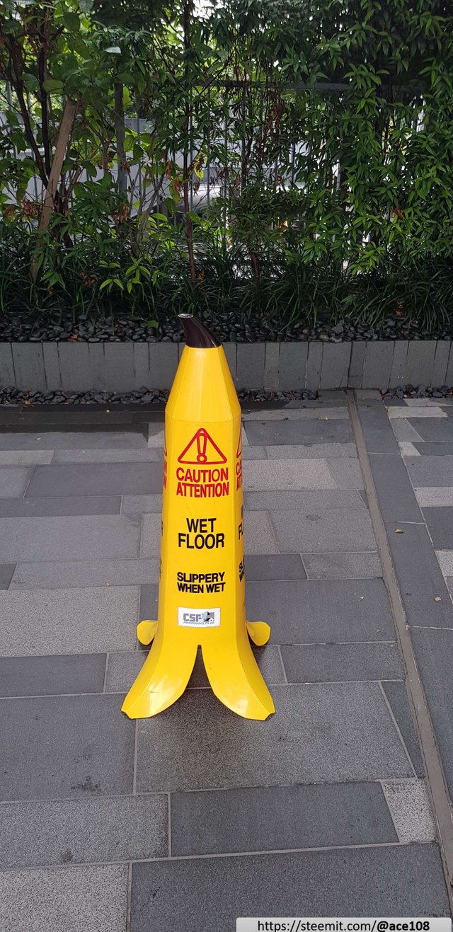 Banana tree sign at Mapletree Business City